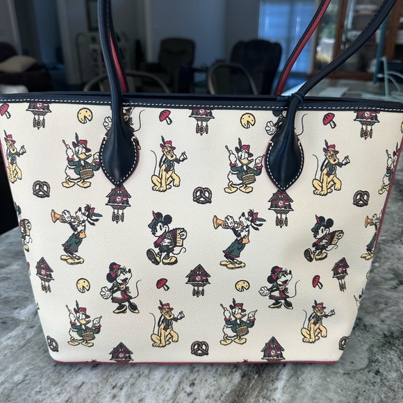 Dooney & Bourke x Disney Epcot World Showcase Germany Tote Bag NWT - Picture 4 of 10